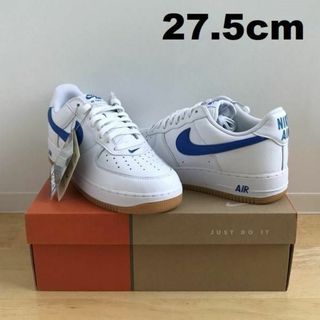 27.5cm 新品 NIKE AIR FORCE 1 LOW 白青 国内正規品