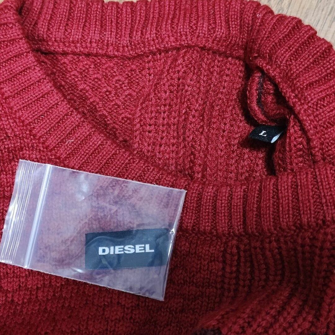 ディーゼル　DIESEL グラデーションモヘアニット　メンズ　美品