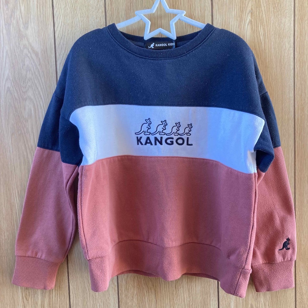 KANGOL(カンゴール)のKANGOL 裏起毛トレーナー　130㎝ キッズ/ベビー/マタニティのキッズ服男の子用(90cm~)(Tシャツ/カットソー)の商品写真