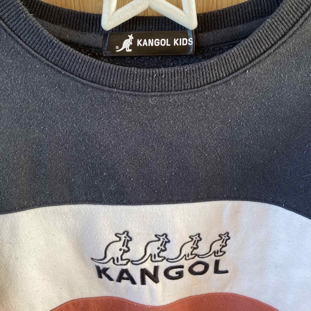 KANGOL(カンゴール)のKANGOL 裏起毛トレーナー　130㎝ キッズ/ベビー/マタニティのキッズ服男の子用(90cm~)(Tシャツ/カットソー)の商品写真