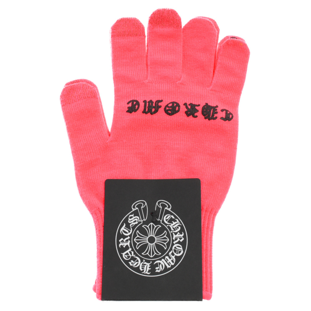 CHROME HEARTS クロムハーツ WORK GLOVES ロゴ グローブ 軍手 ピンク