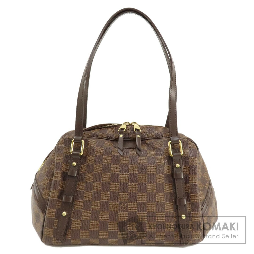 LOUIS VUITTON N41158 リヴィントンGM ダミエ エベヌ ハンドバッグ ダミエキャンバス レディース