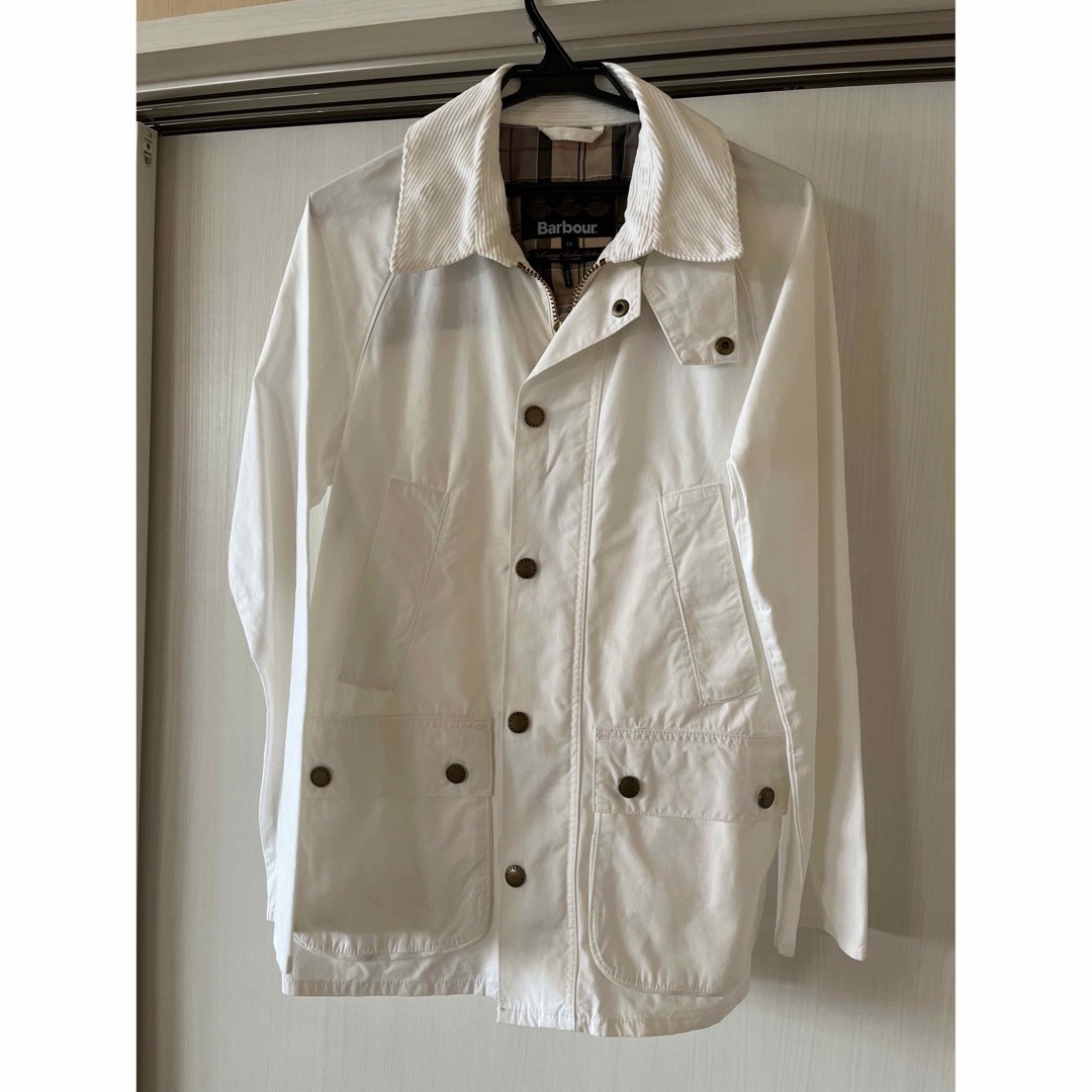 バブアーBarbour商品名Barbour　バブアー　ビデイルジャケット　綿　34　WHITE