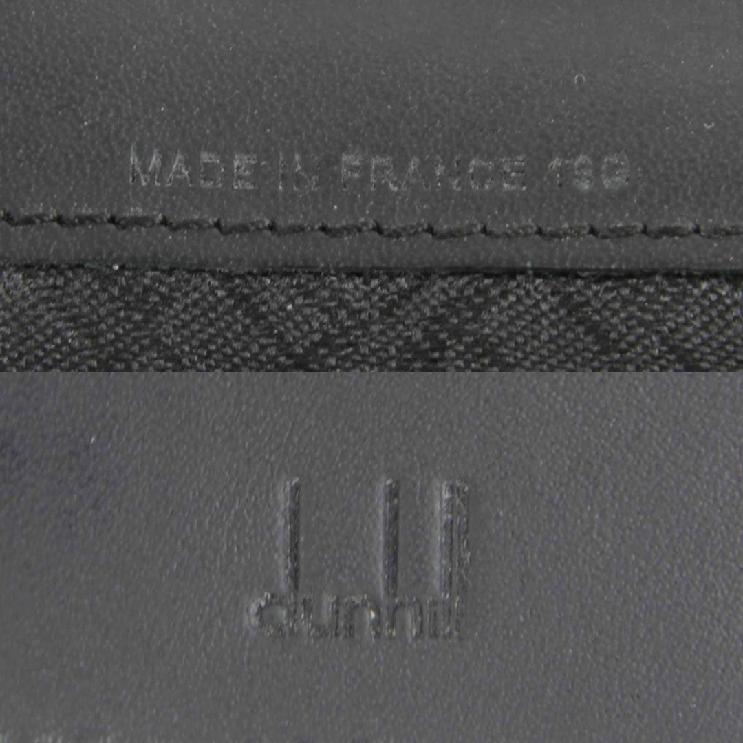 Dunhill(ダンヒル)の『USED』 Dunhill ダンヒル カードケース レザー ブラック【中古】 レディースのファッション小物(パスケース/IDカードホルダー)の商品写真