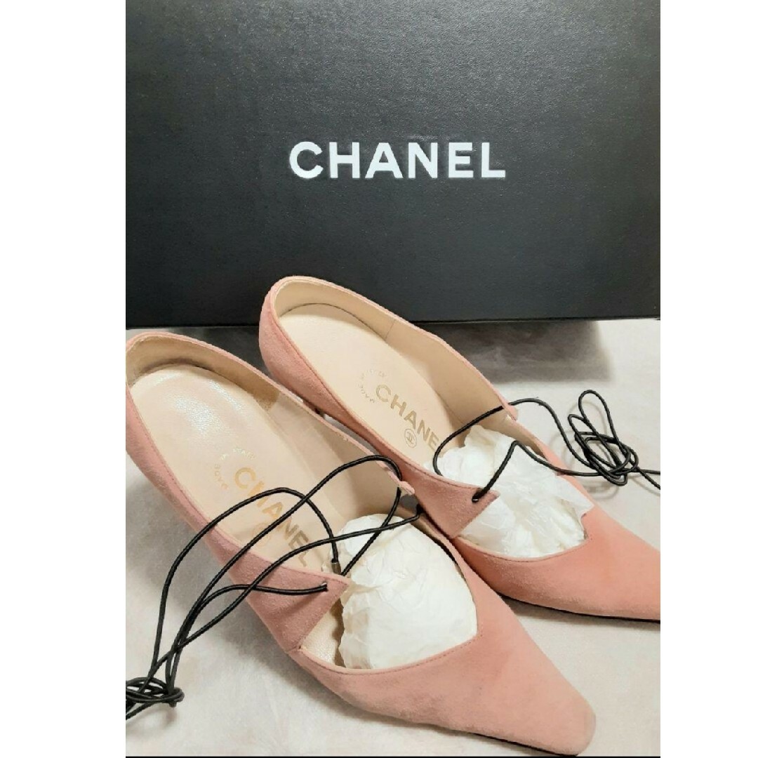 CHANEL(シャネル)の美品 CHANEL ピンヒール 箱付き レディースの靴/シューズ(ハイヒール/パンプス)の商品写真