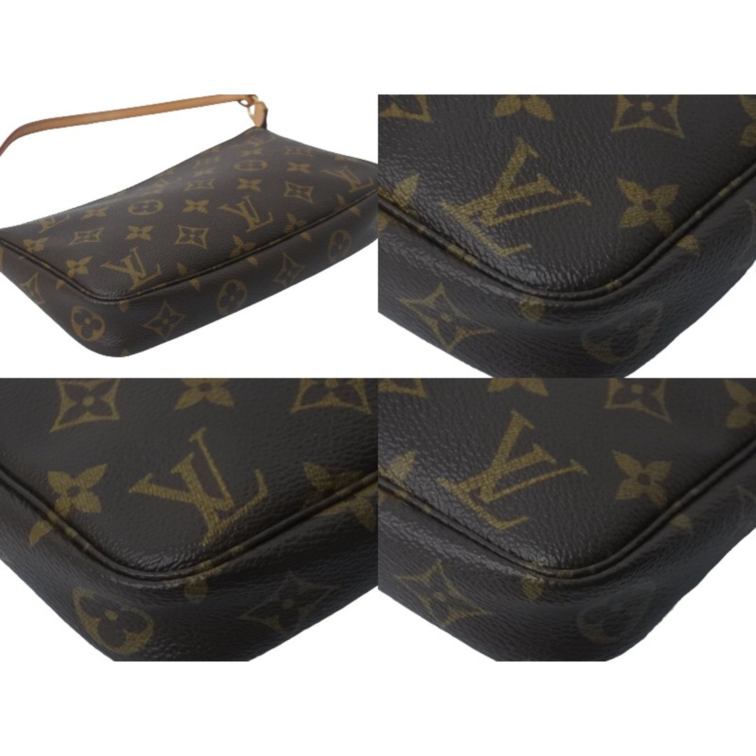 LOUIS VUITTON ルイヴィトン モノグラム ポシェット アクセソワール アクセサリーポーチ アクセポ M51980 美品  55623