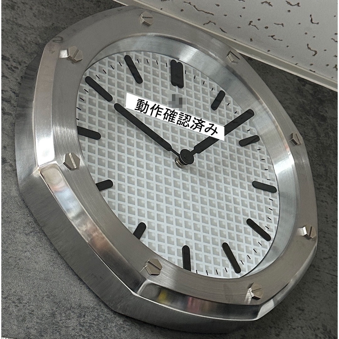 オーデマピゲ タイプ 壁掛け時計 ロイヤルオーク 白シルバー 掛時計-
