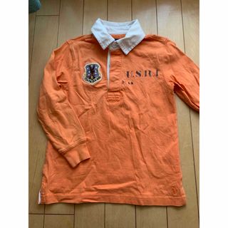 ポロラルフローレン(POLO RALPH LAUREN)のポロラルフローレン♡ラガーシャツ　ロンT 4T 100 110(Tシャツ/カットソー)