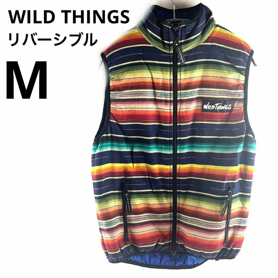 ワイルドシングス　WILD THINGS プリマロフト　キルティングシャツ　M