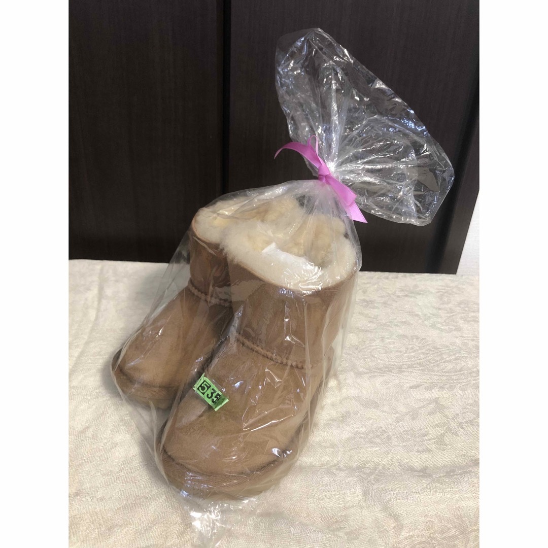 UGG ムートンブーツ リボン 14.5cm