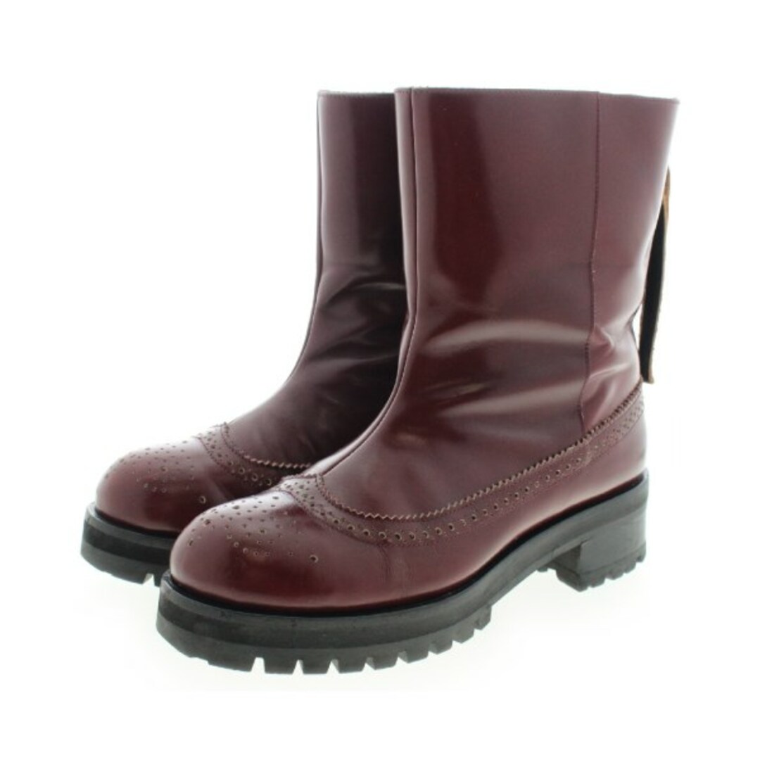Marni - MARNI マルニ ブーツ 38(24cm位) エンジ 【古着】【中古】の+