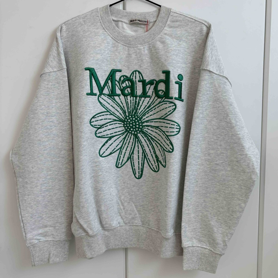 Mardi Mercredi、マルディメクルディスウェット刺繍パーカー 未開封h