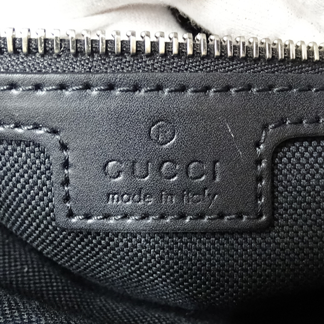 Gucci(グッチ)のグッチ GUCCI バッグ メンズ ブランド GGスプリーム ウェブ ショルダーバッグ ブラック 474137 ロゴ おしゃれ 肩がけ カジュアル おでかけ  【中古】 メンズのバッグ(ショルダーバッグ)の商品写真