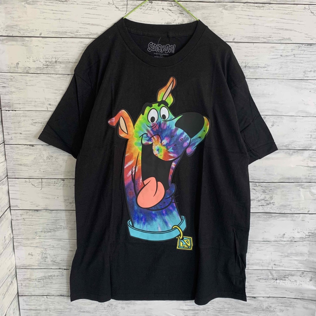 【新品US直輸入】SCOOBY-DO スクービードゥ 黒 Tシャツ メンズのトップス(Tシャツ/カットソー(半袖/袖なし))の商品写真