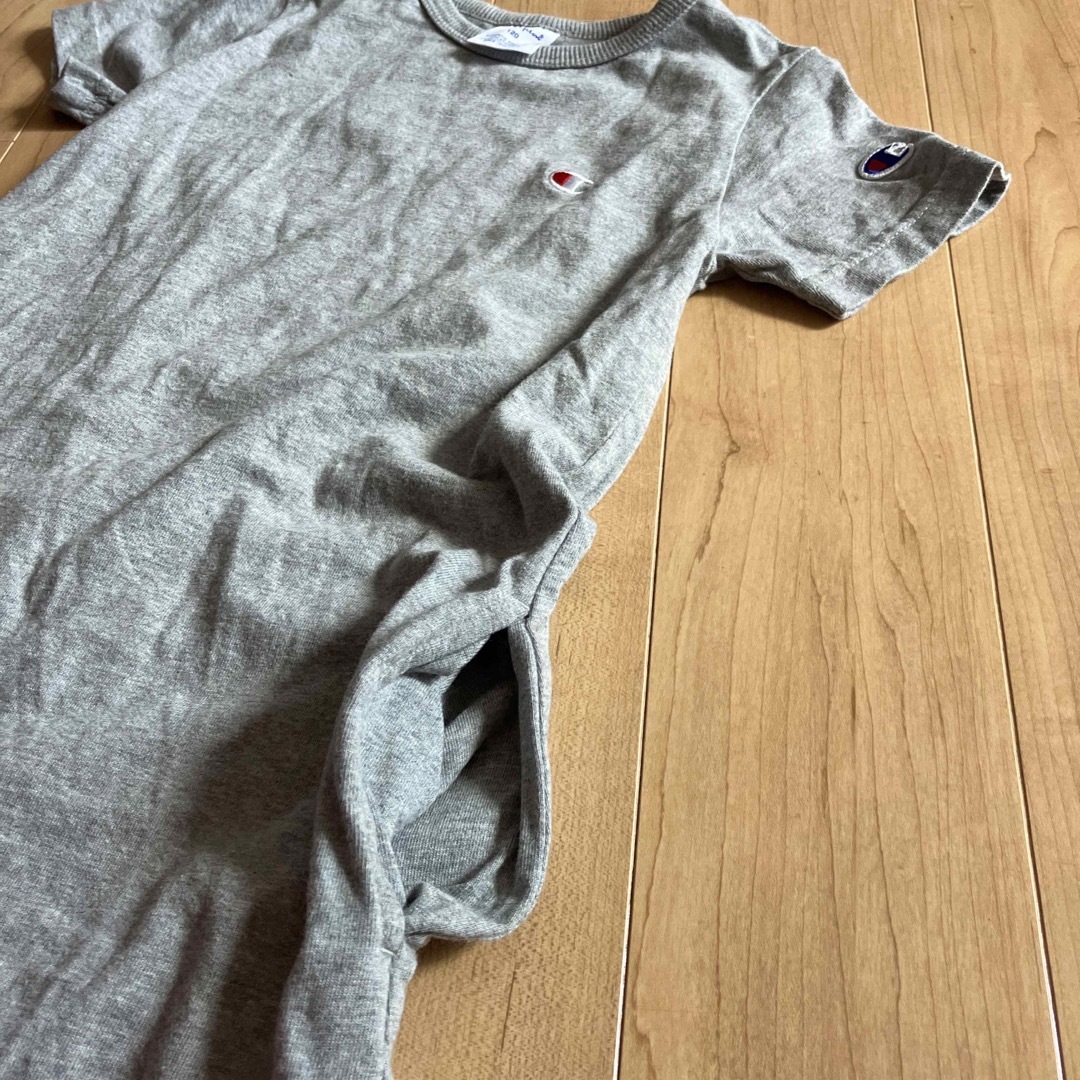 Champion(チャンピオン)のチャンピオンTシャツワンピースセット　姉弟リンクコーデ キッズ/ベビー/マタニティのキッズ服女の子用(90cm~)(Tシャツ/カットソー)の商品写真