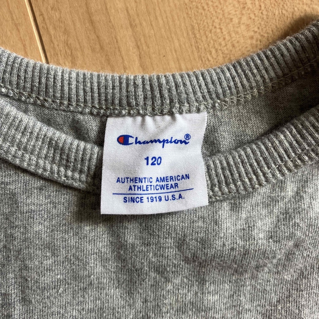 Champion(チャンピオン)のチャンピオンTシャツワンピースセット　姉弟リンクコーデ キッズ/ベビー/マタニティのキッズ服女の子用(90cm~)(Tシャツ/カットソー)の商品写真