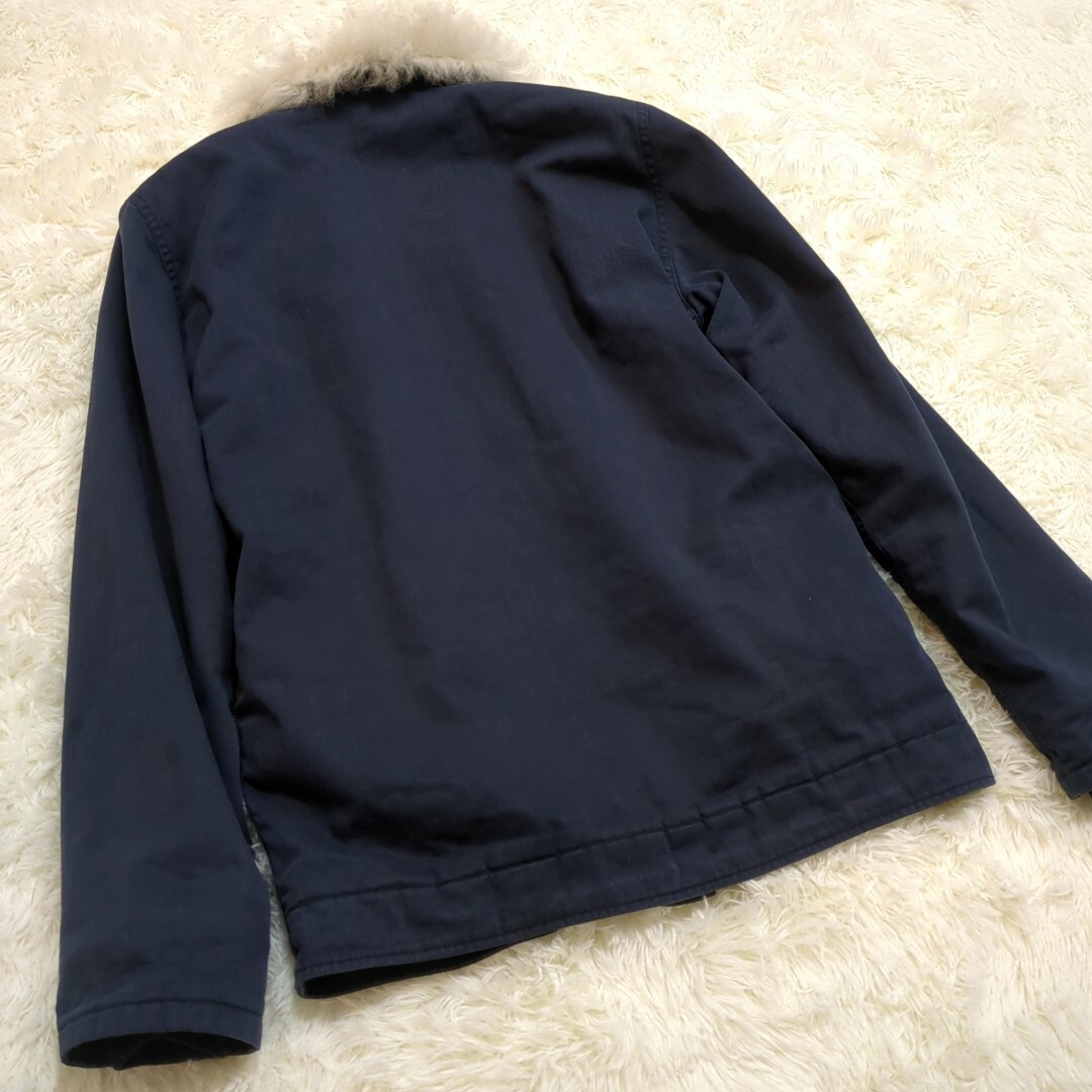 VISVIM DECK HAND JACKET フライトジャケット ネイビー S-