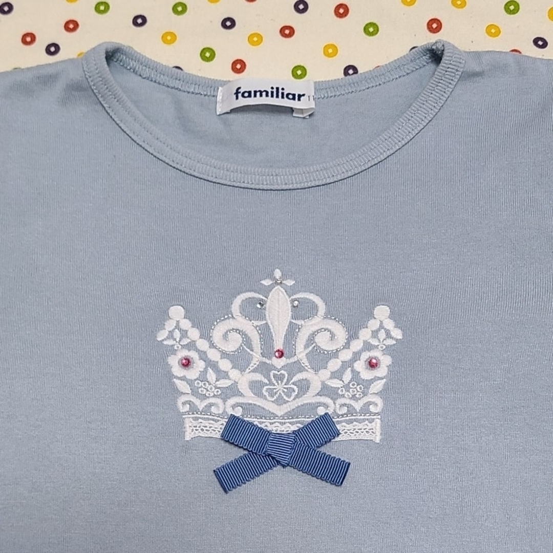 familiar(ファミリア)のファミリア トップス 110 キッズ/ベビー/マタニティのキッズ服女の子用(90cm~)(Tシャツ/カットソー)の商品写真