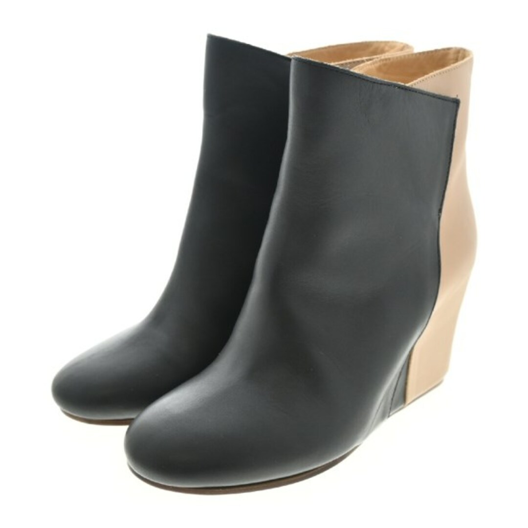 MM6 - MM6 エムエムシックス ブーツ EU35(21.5cm位) 黒xベージュ系
