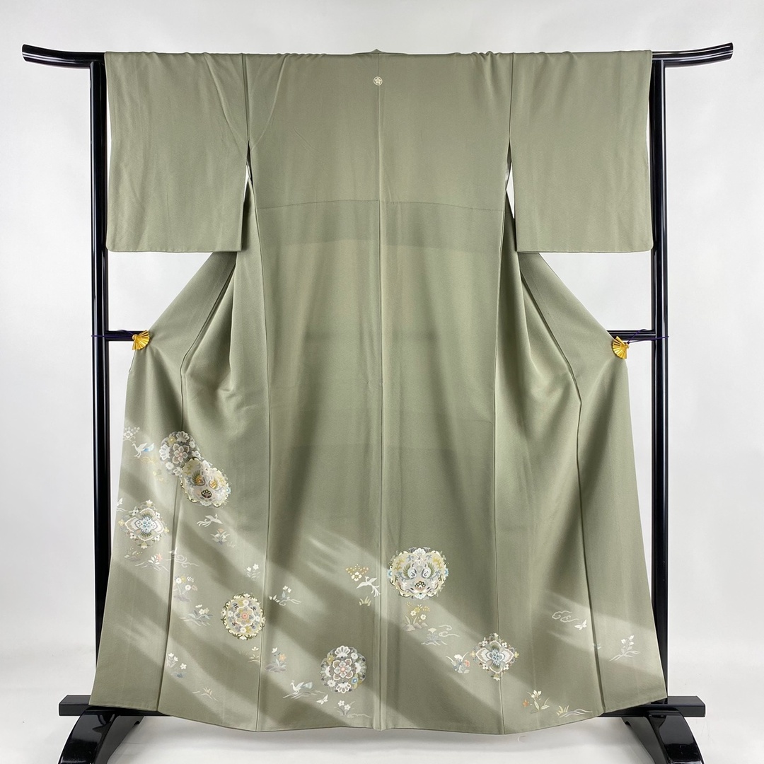 色留袖 身丈160.5cm 裄丈64.5cm 正絹 美品 秀品