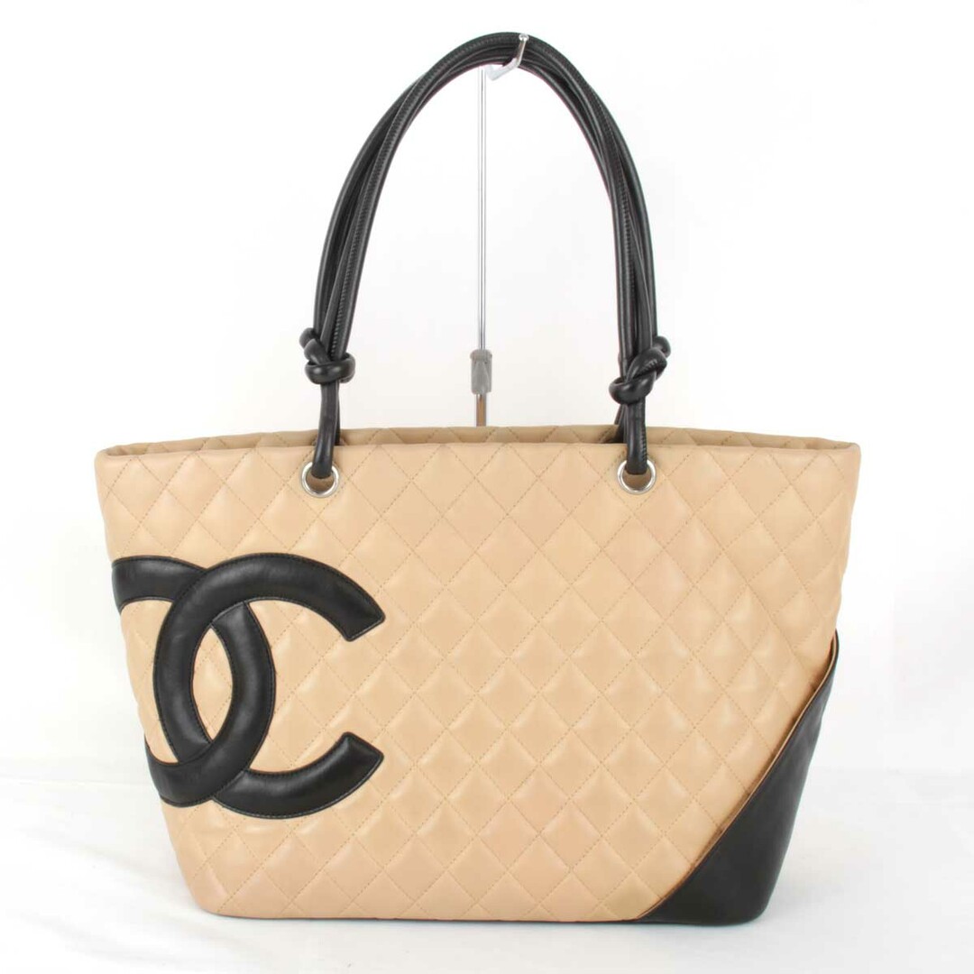 『USED』 CHANEL シャネル トートバッグ レザー ベージュ