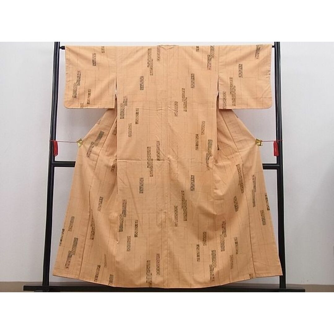 平和屋野田店■上質な紬 短冊吉祥文 逸品 n-je3221