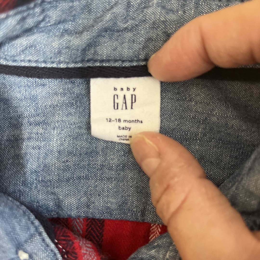babyGAP(ベビーギャップ)のベビー　シャツ キッズ/ベビー/マタニティのベビー服(~85cm)(シャツ/カットソー)の商品写真