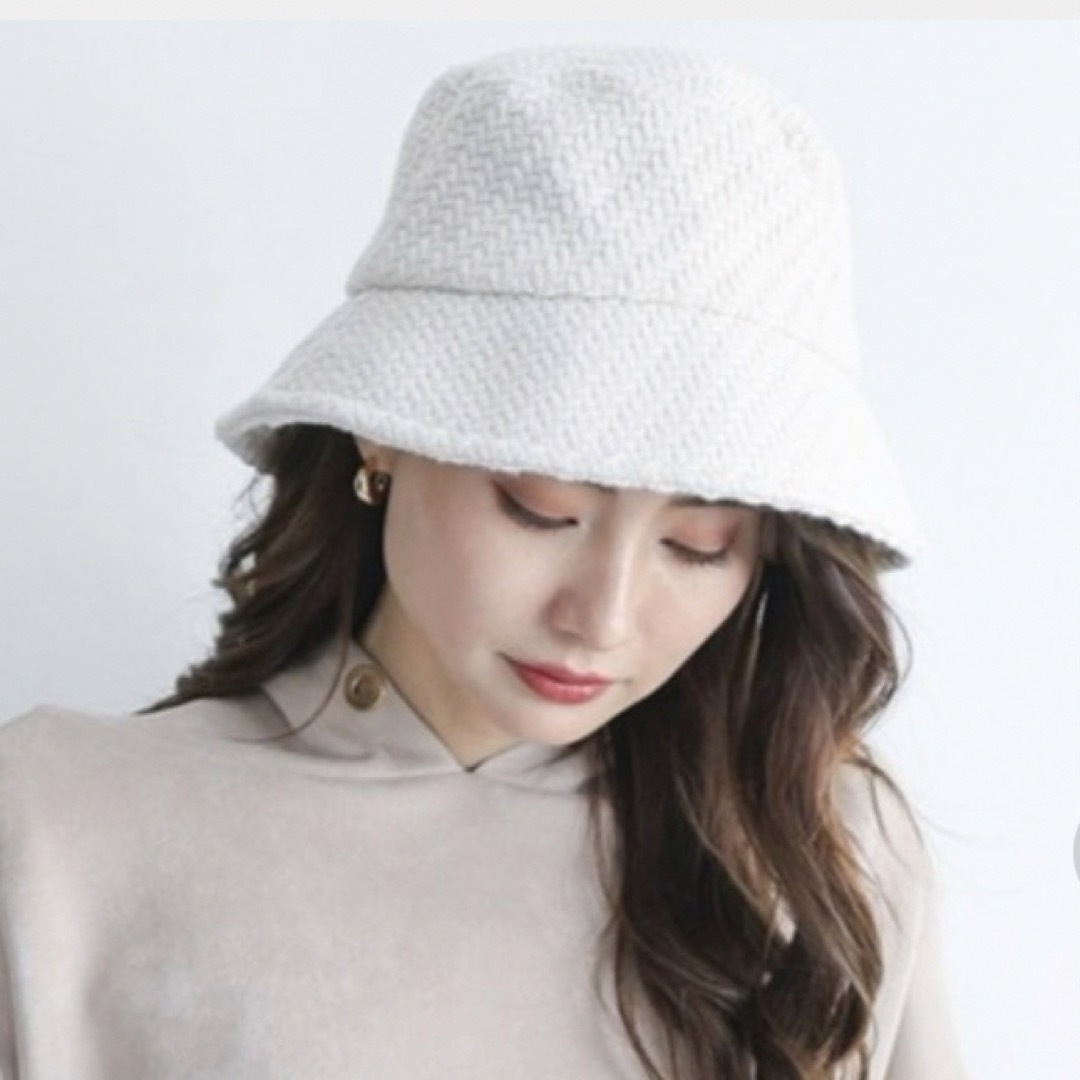 clear(クリア)のclear  バケットハット ホワイト レディースの帽子(ハット)の商品写真