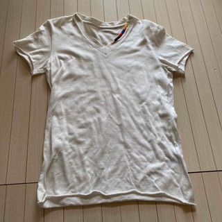 ウノピゥウノウグァーレトレ(1piu1uguale3)の【1PIU1UGUALE3 白 刺繍 半袖TシャツⅢ(Tシャツ/カットソー(半袖/袖なし))