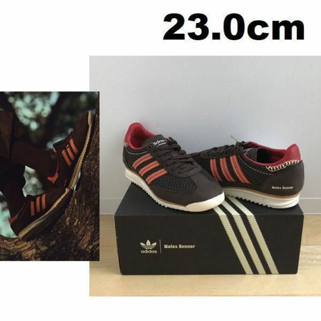 23cm adidas×WALES BONNER SL72 茶 国内正規品