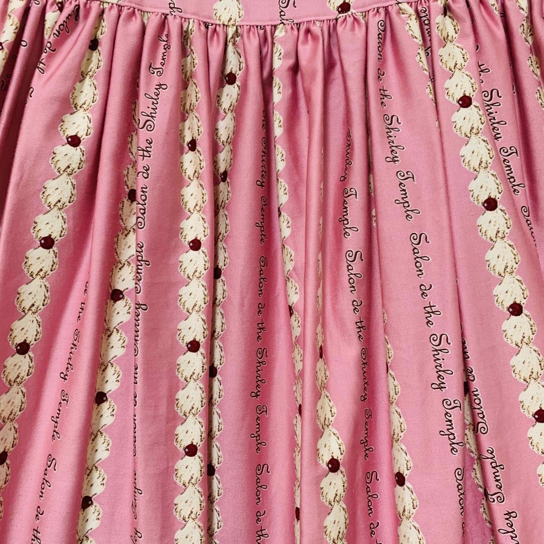 新品　シャーリーテンプル　ケーキptジャンパースカート160 ピンク