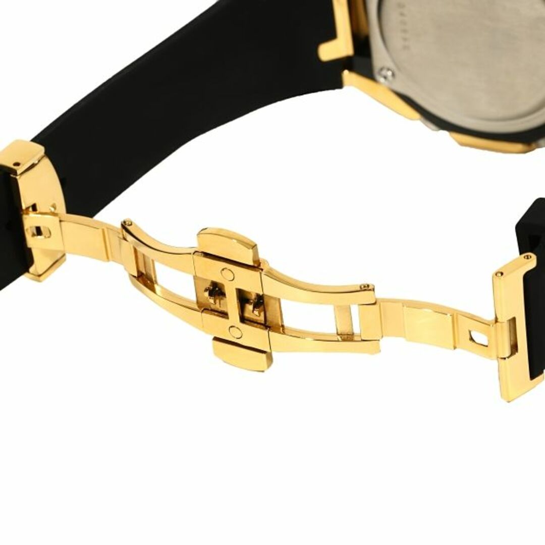 G-SHOCK(ジーショック)のG-SHOCK GA2100GB CASIOAK ゴールドダイアル メタル カスタム フルカスタム カシオーク CZダイヤ（キュービックジルコニア）ゴールド ステンレス製 ブラックダイヤル メンズの時計(腕時計(アナログ))の商品写真