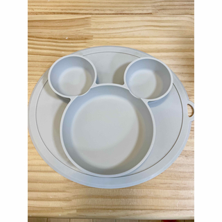 インポート ディズニー ミッキー シリコン食器(プレート/茶碗)
