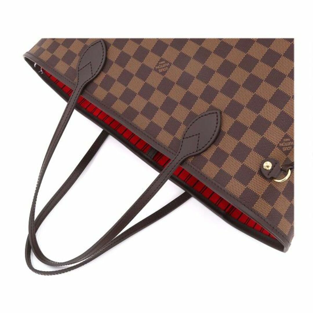 未使用 展示品 ルイ ヴィトン LOUIS VUITTON ダミエ ネヴァーフル MM トート バッグ エベヌ スリーズ N41358 ゴールド 金具  VLP 90209472