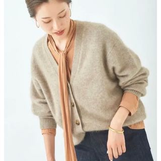 プラージュ(Plage)のplage cashmere mix fur カーディガン(カーディガン)