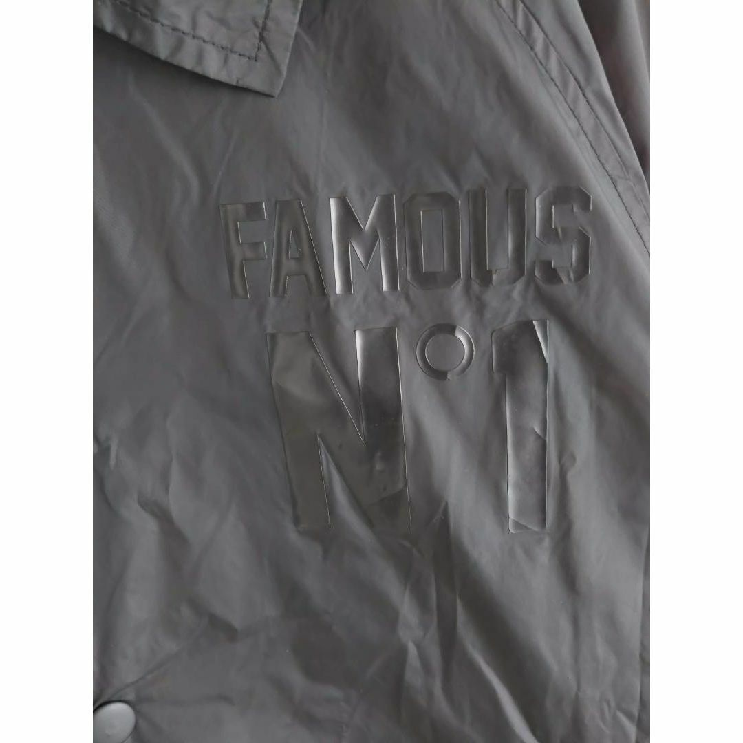 FAMOUS フェイマス ブラックデザイン コーチジャケット　3465