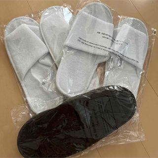 新品　使い捨てスリッパ　3足セット　旅行　携帯スリッパ(旅行用品)