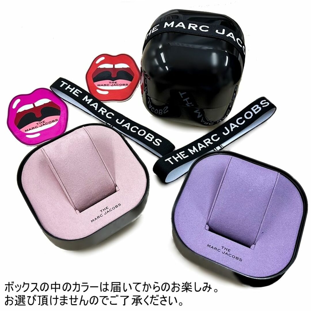 MARC JACOBS(マークジェイコブス)のマークジェイコブス 腕時計 レディース かわいい 特別ボックス 箱 おしゃれ ブラック 革ベルト 20代 30代 女性 誕生日プレゼント 女友達 ギフト お祝い 記念日 レディースのファッション小物(腕時計)の商品写真