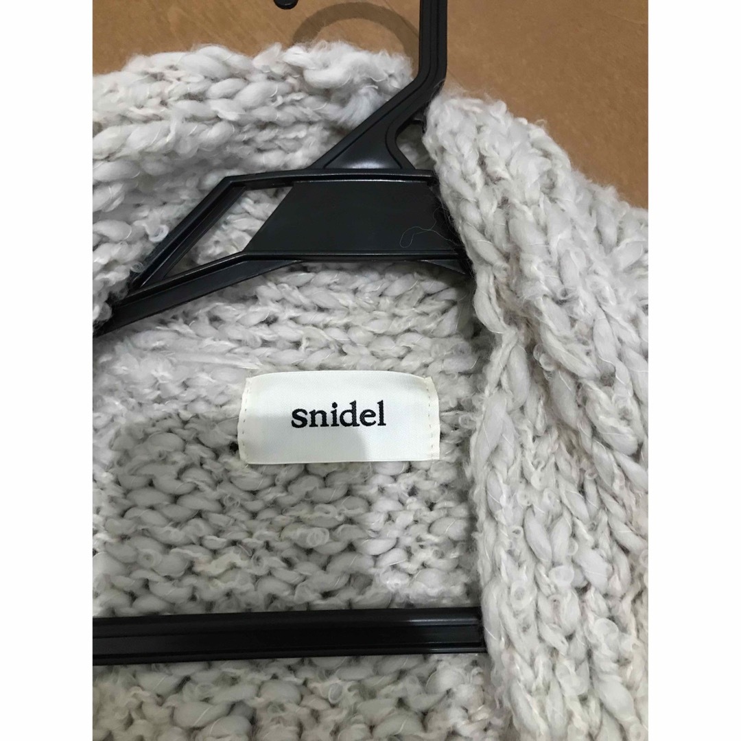 SNIDEL(スナイデル)のsnidel ニットコート　ニットガウン レディースのジャケット/アウター(ガウンコート)の商品写真