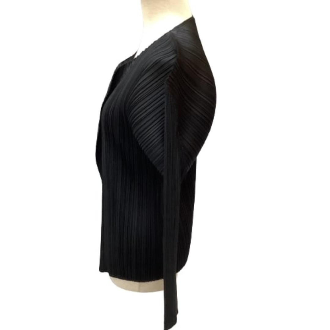 ♪♪ISSEY MIYAKE イッセイミヤケ PLEATS PLEASE カーディガン SIZE 3 PP55-J0101 ブラック 2