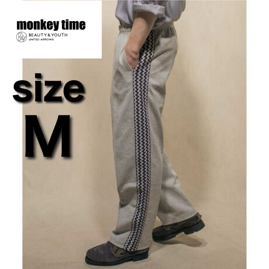 【monkey time 】トラックパンツ グレー M | フリマアプリ ラクマ MONKEY TIME モンキータイム パンツ(その他) M グレーx黒(総柄)
