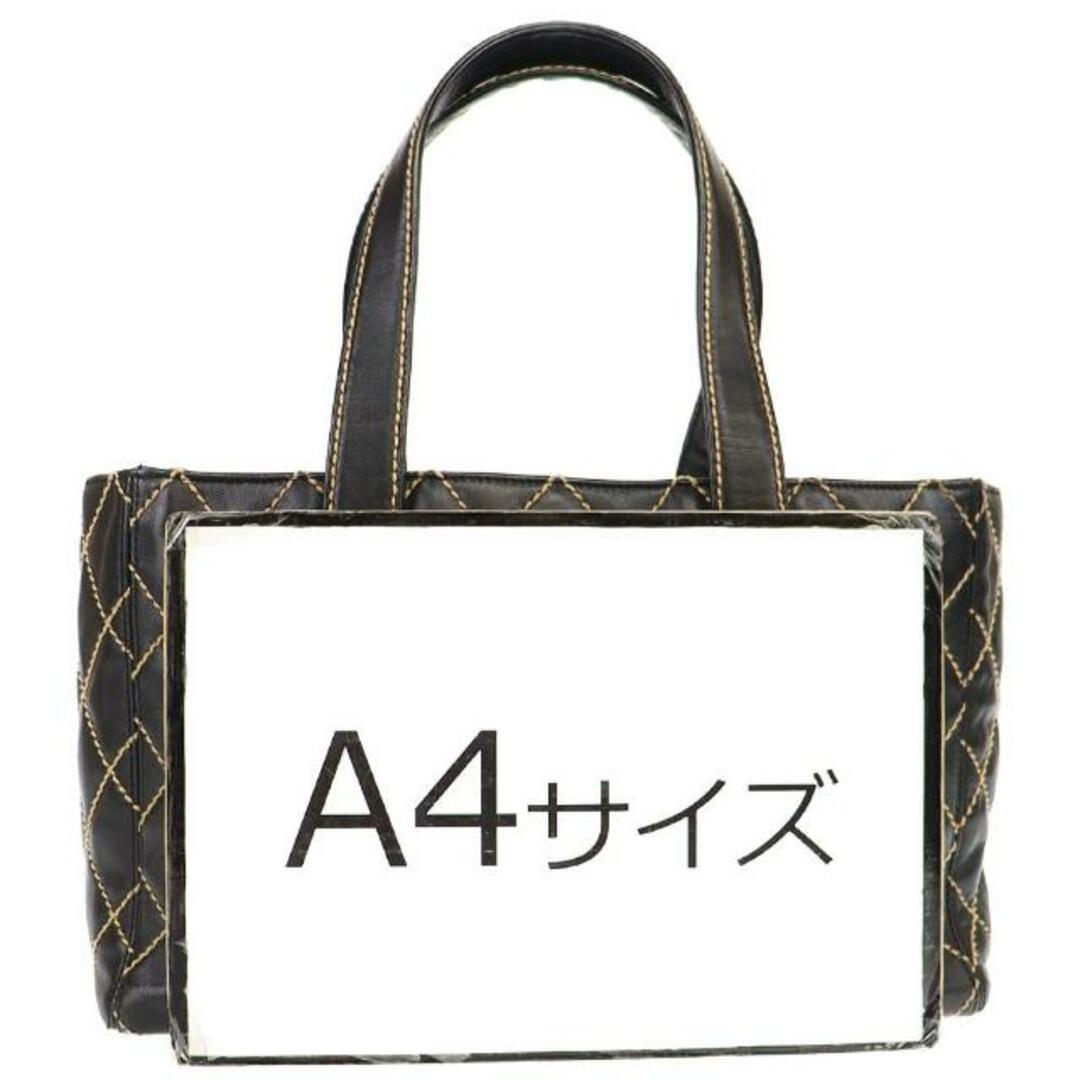 CHANEL   シャネル トートバッグ ワイルドステッチ 中古 ブラック