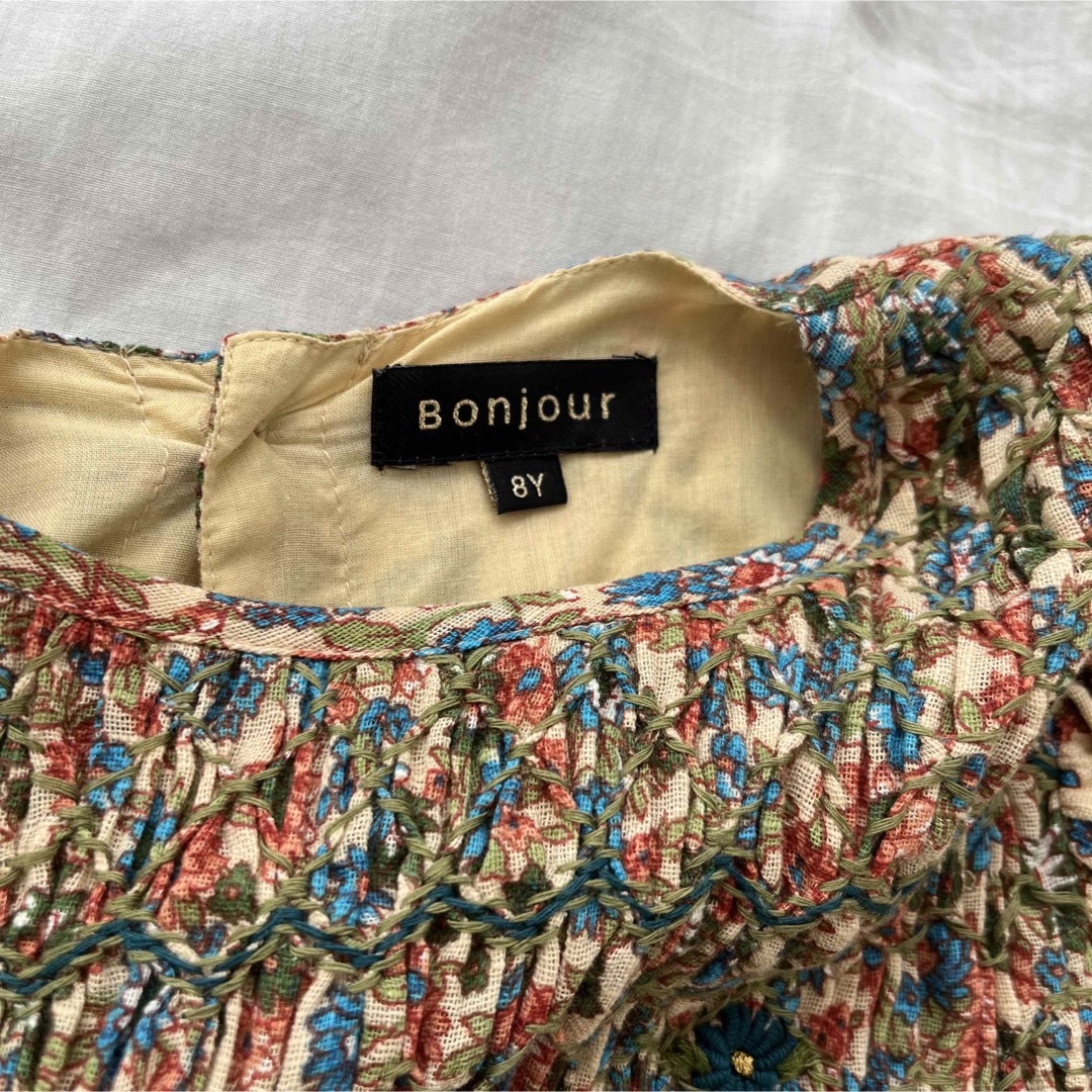 bonjour diary 21SS チュニック ワンピース ブラウス 4y - トップス bonjour diary 21SS チュニック ワンピース ブラウス 4y - トップス