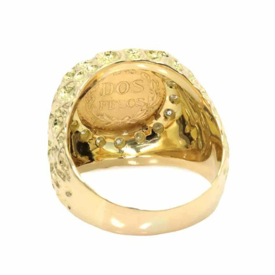 リング 21号 ダイヤ 0.23ct K18 K21.6 YG イエローゴールド 750 900 指輪 VLP 90206912