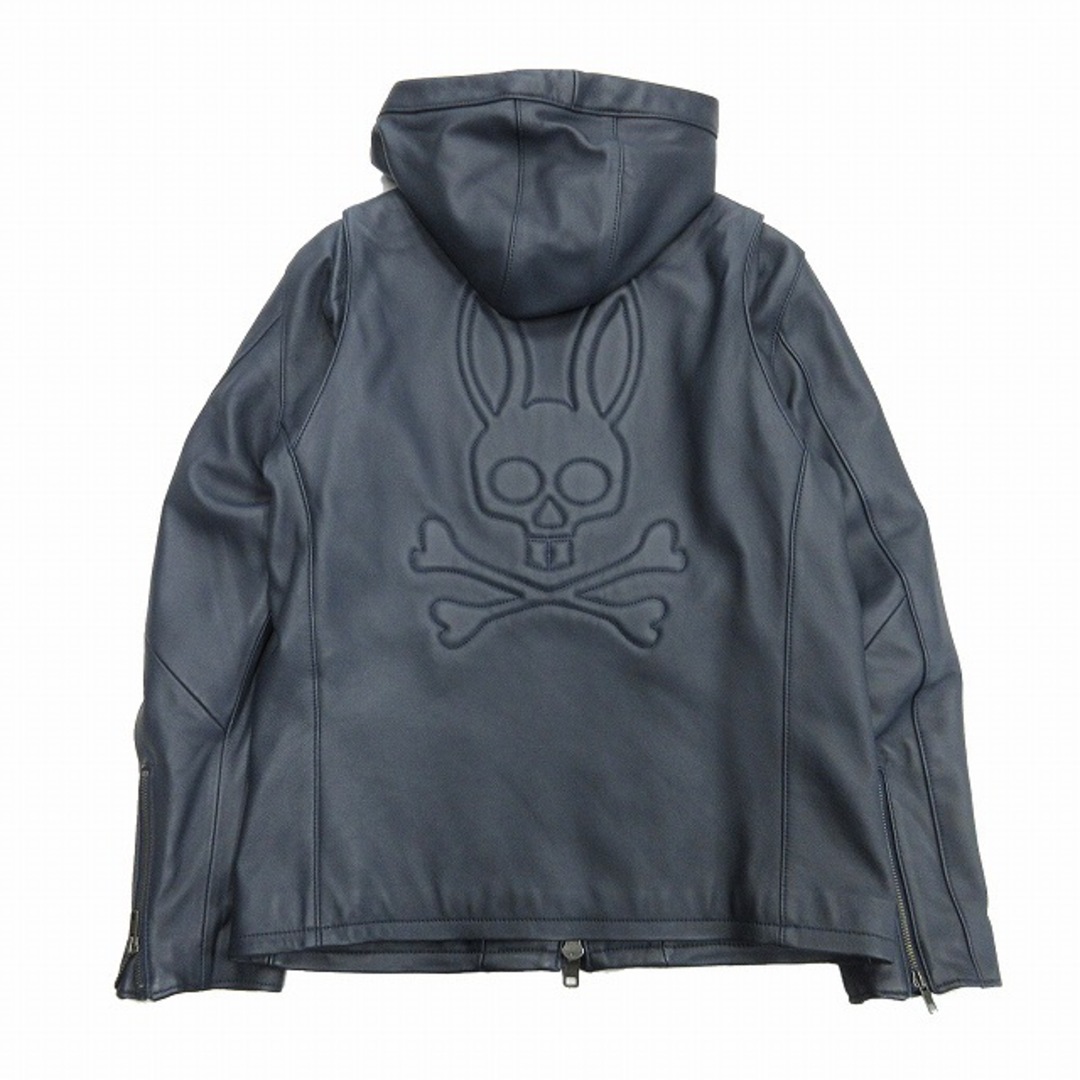 極美品 21aw サイコバニー Psycho Bunny レザー ジャケット