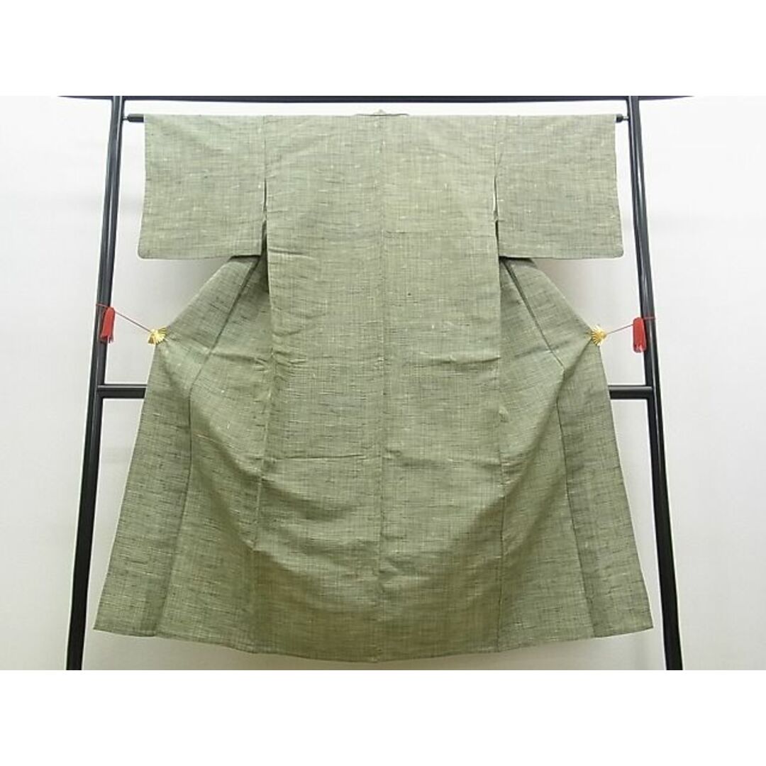 平和屋野田店■上質な紬 単衣 吉祥丸文 逸品 n-yc3329 平和屋野田店■上質な紬 単衣 吉祥文 逸品 n-kg3356