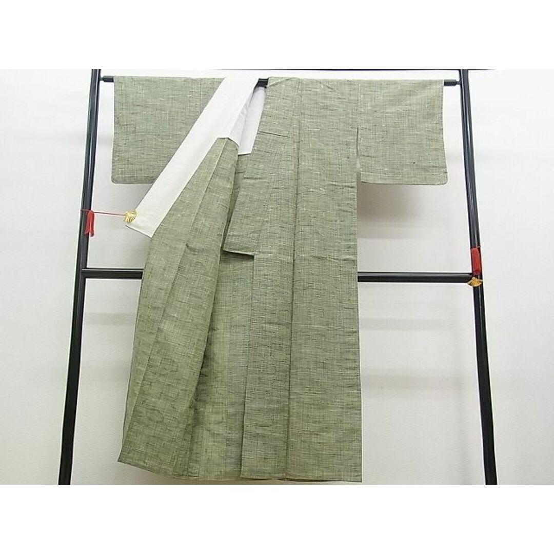 平和屋野田店■上質な紬 単衣 吉祥丸文 逸品 n-yc3329 平和屋野田店■上質な紬 単衣 吉祥文 逸品 n-kg3356