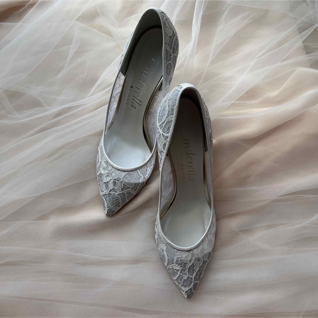 DIANA(ダイアナ)のダイアナ ブライダルシューズ シンデレラ パンプス 24cm レディースの靴/シューズ(ハイヒール/パンプス)の商品写真