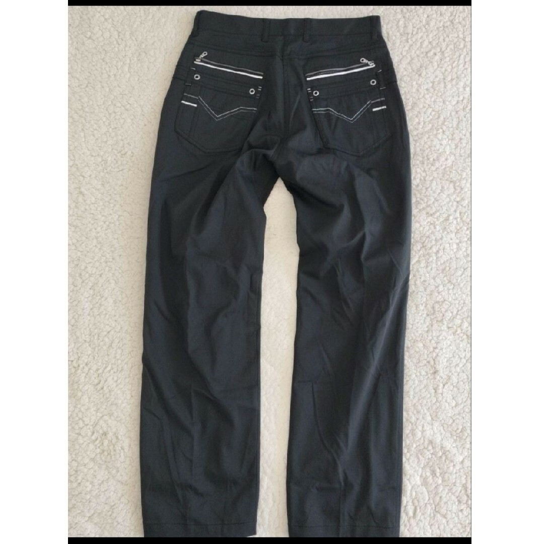 VAGIIE SPORT(バジエスポーツ)の【送料無料】VAGIIE ブラック パンツ 裏起毛 サイズ79 メンズのパンツ(その他)の商品写真