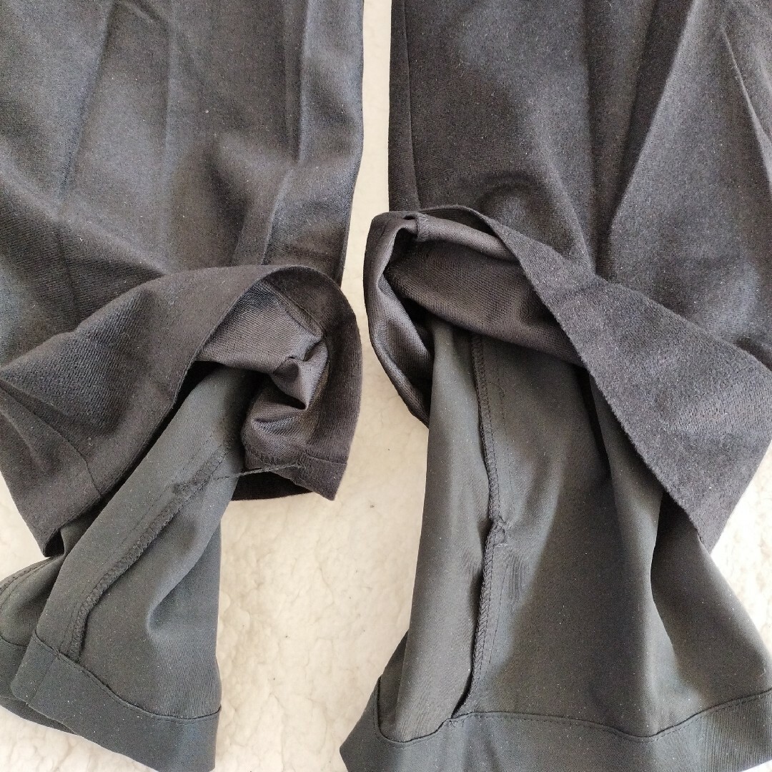 VAGIIE SPORT(バジエスポーツ)の【送料無料】VAGIIE ブラック パンツ 裏起毛 サイズ79 メンズのパンツ(その他)の商品写真